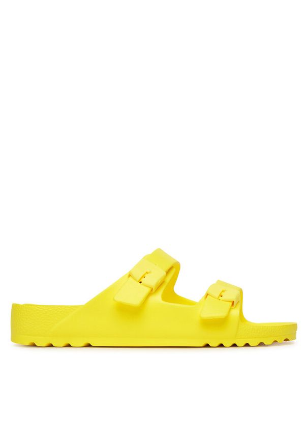 Klapki Scholl. Kolor: żółty