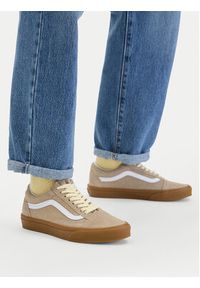Vans Sneakersy Old Skool VN000D6W1O31 Szary. Kolor: szary. Materiał: skóra. Model: Vans Old Skool #2