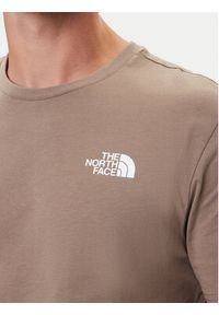 The North Face T-Shirt Redbox NF0A87NP Beżowy Regular Fit. Kolor: beżowy. Materiał: bawełna #3