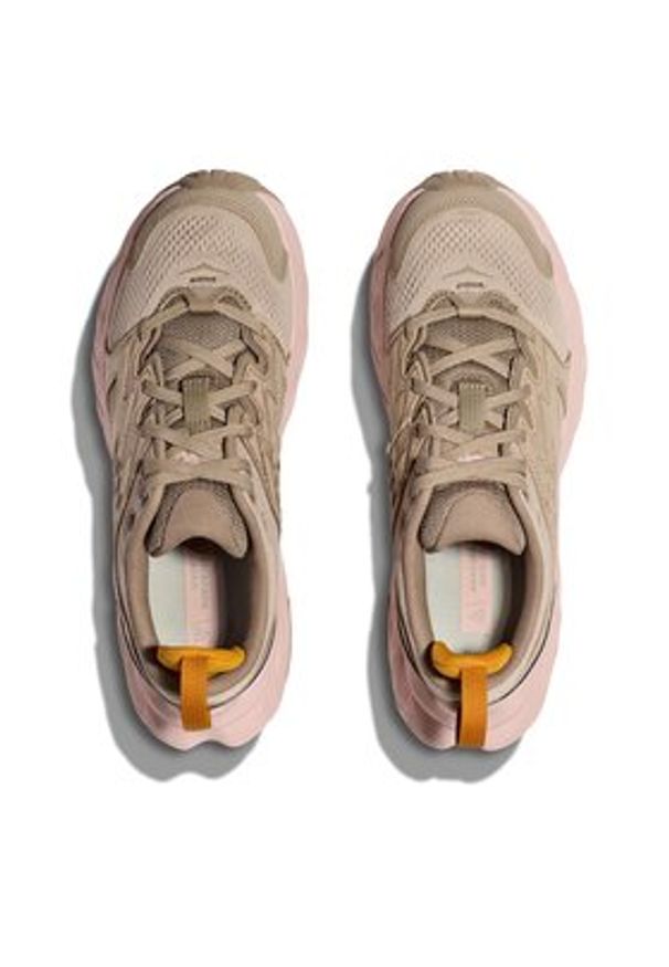 HOKA - Hoka Trekkingi Anacapa Breeze Low 1127921-OTPW Beżowy. Kolor: beżowy. Materiał: materiał