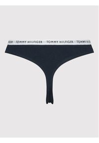 TOMMY HILFIGER - Tommy Hilfiger Komplet 3 par stringów UW0UW02829 Kolorowy. Materiał: bawełna. Wzór: kolorowy #4