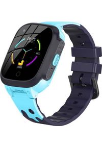 Smartwatch Active Band G4HP Czarno-niebieski. Rodzaj zegarka: smartwatch. Kolor: niebieski, wielokolorowy, czarny