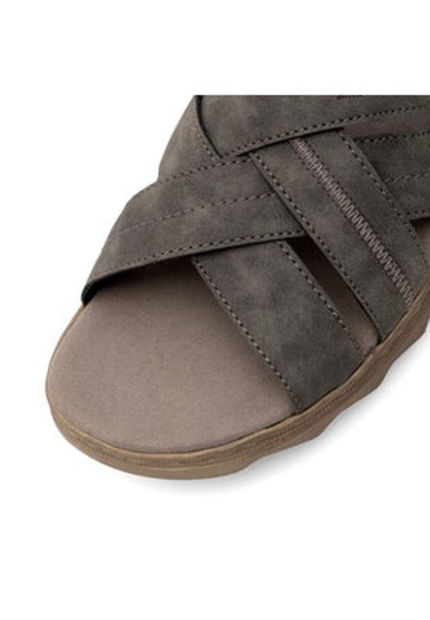 Rieker Klapki 21690-45 Szary. Kolor: szary. Materiał: syntetyk