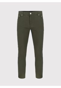 Pako Lorente - PAKO LORENTE – Spodnie męskie zielone P22SF-WX-022-Z-S. Kolor: zielony. Materiał: bawełna, elastan. Długość: długie. Wzór: gładki #5