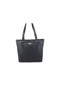 Barberini's - Shopper bag skórzany BARBERINI'S czarny 923-1. Kolor: czarny. Materiał: skórzane #1
