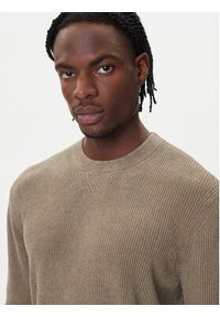 BOSS Sweter P-Horso 50549989 Brązowy Regular Fit. Kolor: brązowy. Materiał: wiskoza, syntetyk #5