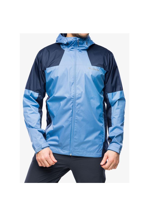 columbia - Kurtka przeciwdeszczowa męska Columbia Inner Limits III Jacket. Kolor: niebieski