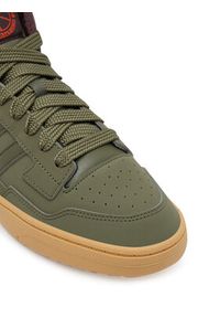 Adidas - adidas Sneakersy Rapid Court Mid Winterized JR0184 Zielony. Kolor: zielony. Materiał: skóra #5