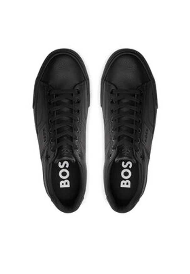 BOSS - Boss Sneakersy Aiden 50522833 Czarny. Kolor: czarny. Materiał: skóra