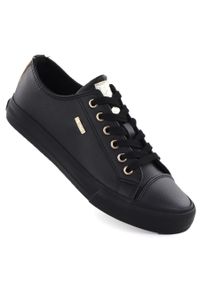 Big-Star - Trampki niskie damskie ekoskóra białe Big Star RR274749. Kolor: biały. Materiał: skóra ekologiczna. Sezon: lato. Styl: sportowy #1