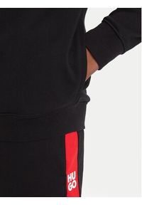 Hugo - HUGO Dres DapieDoaky 50485042 Czarny Regular Fit. Kolor: czarny. Materiał: bawełna