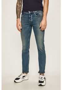 Only & Sons - Jeansy Weft Regular. Kolor: niebieski. Materiał: jeans. Wzór: aplikacja #1