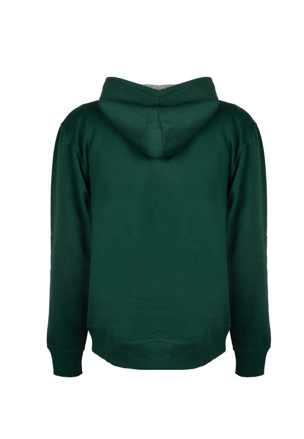Champion Bluza "Hoodie" | HBGF89HY07718 | Mężczyzna | Zielony. Okazja: na co dzień. Typ kołnierza: kaptur. Kolor: zielony. Materiał: bawełna, poliester. Wzór: aplikacja. Styl: casual