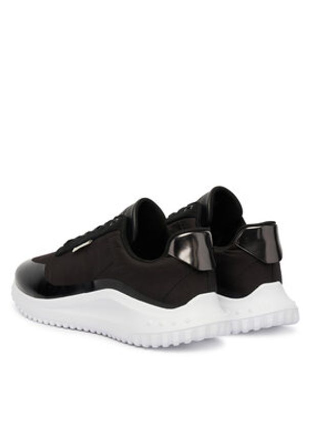 Calvin Klein Sneakersy Eva Runner Lace Up Mat Mix YW0YW02016 Czarny. Kolor: czarny. Materiał: materiał