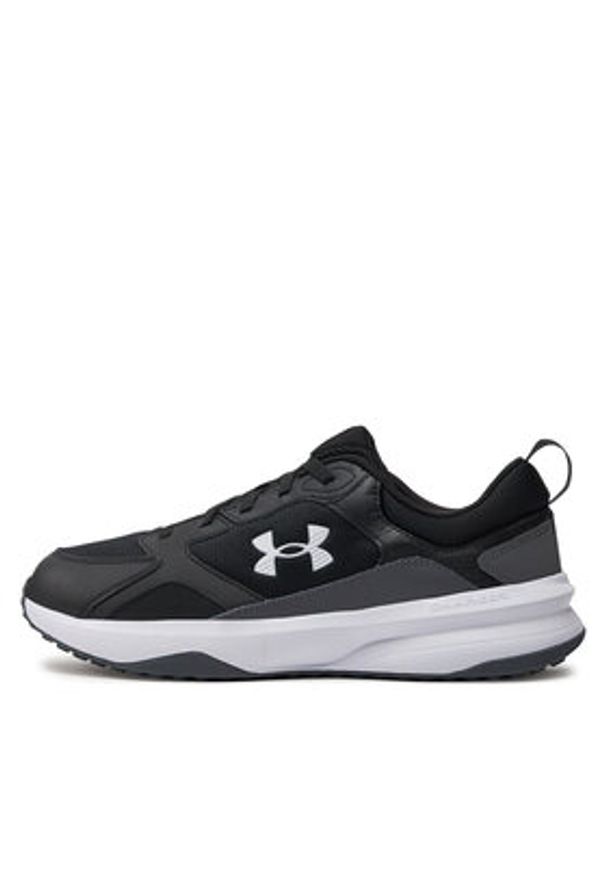Under Armour Sneakersy Ua Charged Edge 3026727-003 Czarny. Kolor: czarny. Materiał: skóra