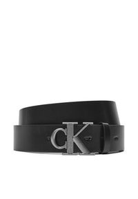 Calvin Klein Jeans Pasek Męski Gift Classic Belt K50K512102 Czarny. Kolor: czarny. Materiał: skóra