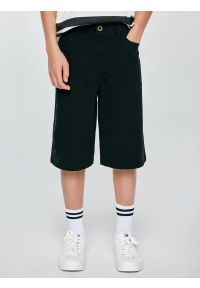 Big-Star - Szorty chłopięce czarne Daegir 906. Okazja: na co dzień. Kolor: czarny. Materiał: jeans, tkanina. Długość: długie. Styl: casual, klasyczny, elegancki #1