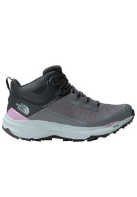 Buty The North Face Vectiv Exploris II 0A7W6BSOU1 - szare. Kolor: szary. Materiał: skóra, guma. Szerokość cholewki: normalna. Sport: turystyka piesza