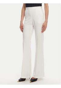 Imperial Spodnie palazzo P3E9JAW Écru Wide Leg. Materiał: syntetyk