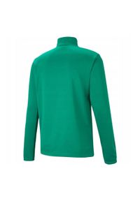 Puma - Męska Bluza Team Rise. Kolor: zielony