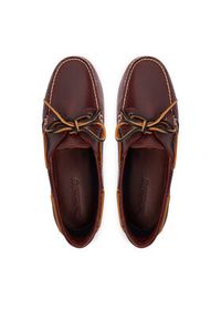 Timberland Mokasyny Classic Boat 2 Eye TB0250452141 Bordowy. Kolor: czerwony. Materiał: skóra #2