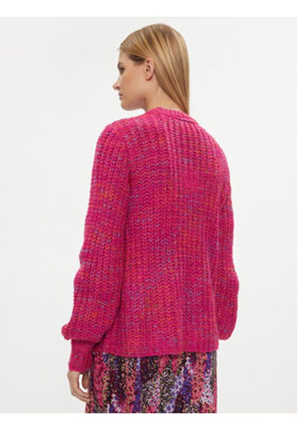 Fransa Sweter 20612708 Różowy Regular Fit. Kolor: różowy. Materiał: syntetyk