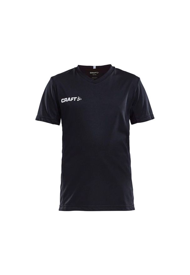 Koszulka dla dzieci Craft squad solid. Kolor: czarny. Długość rękawa: długi rękaw. Styl: sportowy