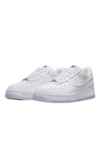 Nike - Buty do chodzenia dla dorosłych Air Force 1 Low Next Nature White Metallic Grey. Kolor: biały. Materiał: syntetyk, tkanina, skóra, materiał. Model: Nike Air Force. Sport: turystyka piesza