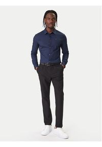 Tommy Jeans Koszula DM0DM04405 Granatowy Slim Fit. Kolor: niebieski. Materiał: bawełna #4