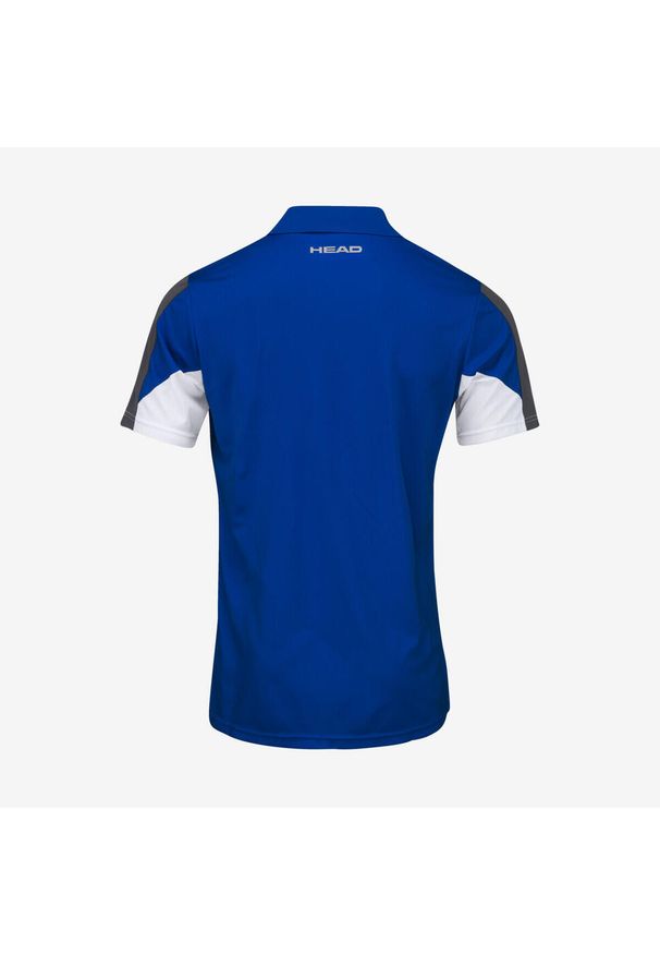 Head - Koszulka polo męska CLUB 22 Tech. Typ kołnierza: polo. Kolor: niebieski. Materiał: poliester, materiał. Sport: tenis