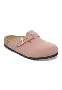 Buty do chodzenia dla dzieci Birkenstock Boston. Kolor: różowy. Materiał: skóra, syntetyk, materiał