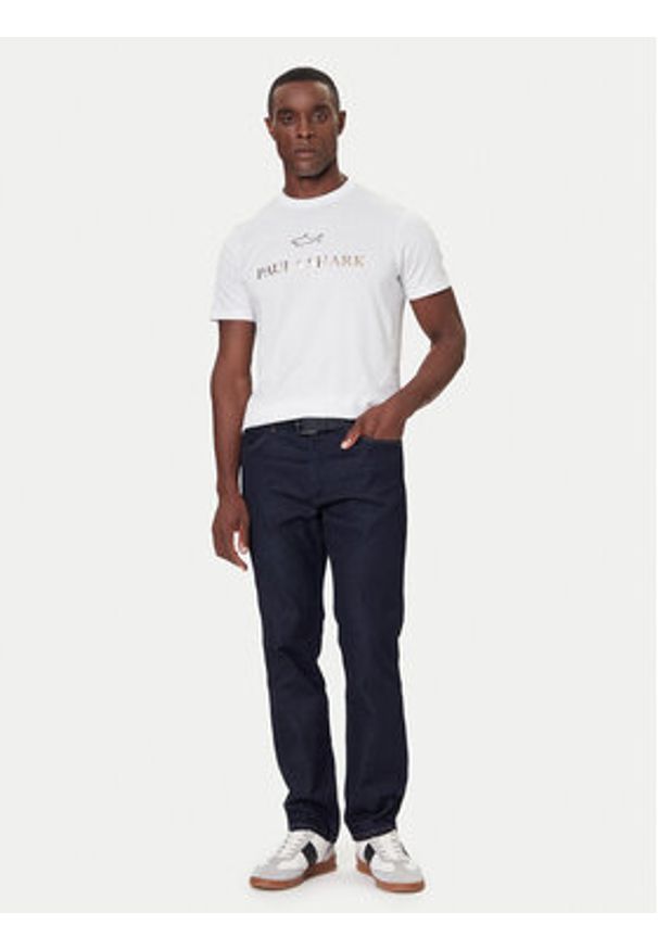 PAUL & SHARK - Paul&Shark T-Shirt 99311007 Biały Regular Fit. Kolor: biały. Materiał: bawełna