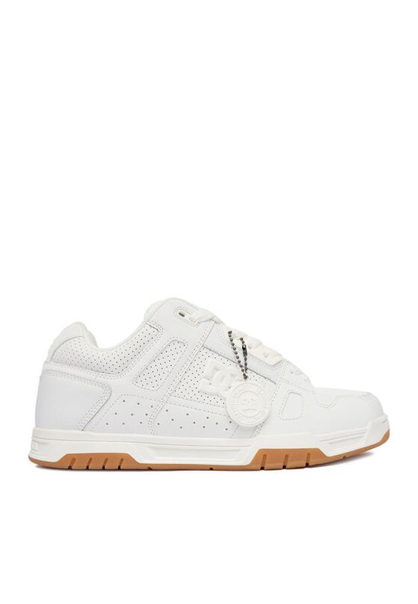 DC Shoes Sneakersy CEO-SV5-10121 Biały. Kolor: biały. Materiał: skóra
