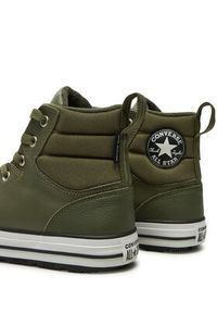 Converse Trampki Chuck Taylor All Star Berkshire Boot Water-Repellent A08563C Zielony. Kolor: zielony. Materiał: skóra #3