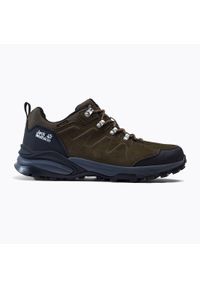 Buty trekkingowe Jack Wolfskin Refugio Texapore Low. Kolor: szary, brązowy, czarny, zielony, wielokolorowy