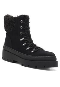 DeeZee Trzewiki QUEENIE WS6151-03 Czarny. Kolor: czarny. Materiał: materiał #2