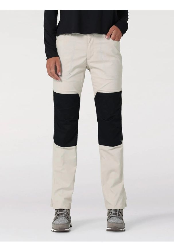 Wrangler - WRANGLER REINFORCED SOFTSHELL PANT DAMSKIE SPODNIE MATERIAŁOWE ELMWOO WC2GAW17D 112324385. Materiał: softshell, materiał