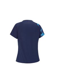 PERFLY - Koszulka do badmintona damska Perfly Lite 560. Kolor: niebieski. Materiał: poliester, materiał, elastan