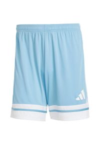 Adidas - Spodenki męskie adidas Squadra 25. Kolor: biały, wielokolorowy, niebieski