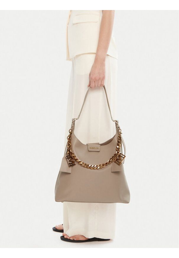 Marciano Guess Torebka 5YGZ05 7330A Beżowy. Kolor: beżowy. Materiał: skórzane