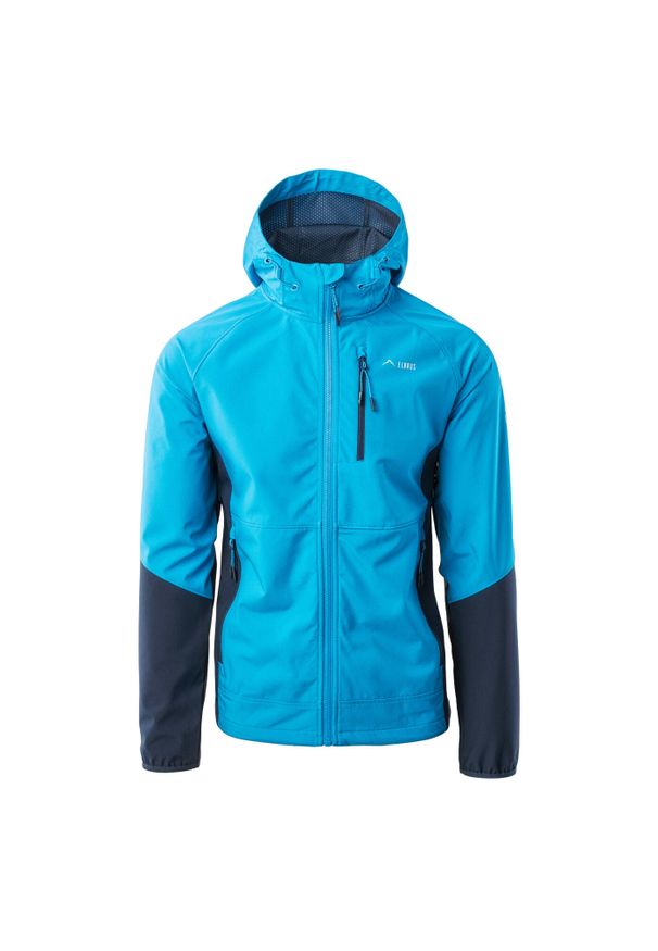 Elbrus - Kurtka Softshellowa Męska Metka Envisat. Kolor: niebieski. Materiał: softshell. Sport: turystyka piesza