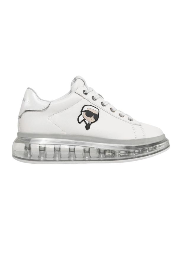 Karl Lagerfeld - KARL LAGERFELD Białe sneakersy Nft Lo Lace, Rozmiar 39. Kolor: biały
