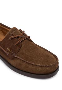 Hugo - HUGO Mokasyny Darcy 50568851 Brązowy. Kolor: brązowy. Materiał: skóra, zamsz #5