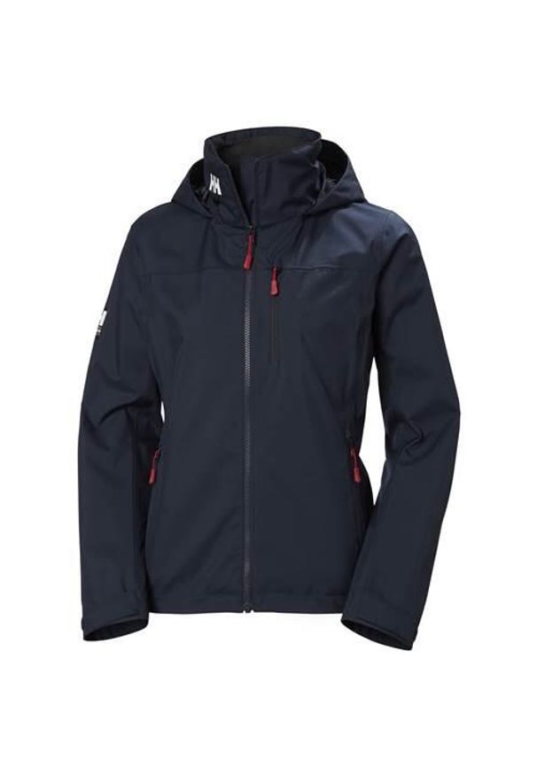 Kurtka uniwersalna damska Helly Hansen Crew. Typ kołnierza: kaptur. Kolor: niebieski. Materiał: syntetyk