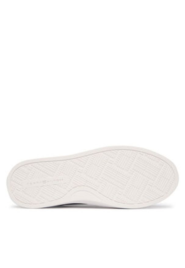 TOMMY HILFIGER - Tommy Hilfiger Sneakersy Th Chic Cupsole FW0FW09106 Czarny. Kolor: czarny. Materiał: skóra