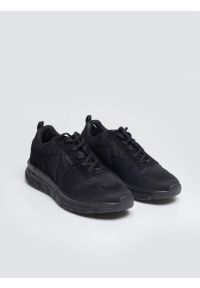 Big-Star - Sneakersy męskie czarne TT174008 906. Okazja: na co dzień. Nosek buta: okrągły. Zapięcie: sznurówki. Kolor: czarny. Materiał: syntetyk, materiał, dresówka. Sport: fitness #5