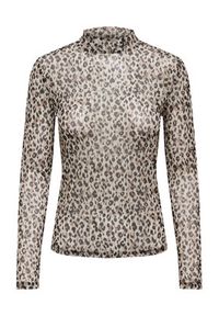 JDY Bluzka 15272694 Beżowy Stretch Fit. Kolor: beżowy. Materiał: syntetyk