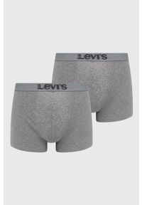 Levi's® - Levi's bokserki męskie kolor szary. Kolor: szary. Materiał: bawełna