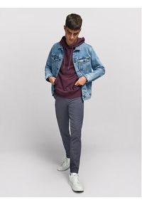 Jack & Jones - Jack&Jones Chinosy Jjimarco Jjbowie 12176042 Szary Slim Fit. Kolor: szary. Materiał: bawełna