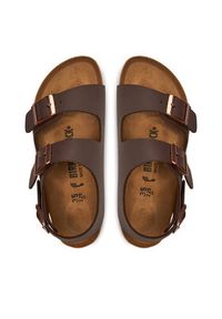 Birkenstock Sandały Milano 034703 Brązowy. Kolor: brązowy. Materiał: skóra #5